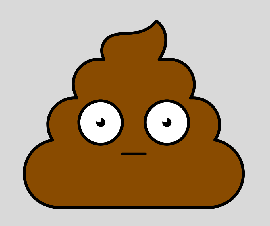 A friendly illustration about healthy bowel habits and digestion